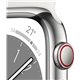 Apple Watch Serie 8 Cell 45mm Silver/White (MNKE3TY/A)