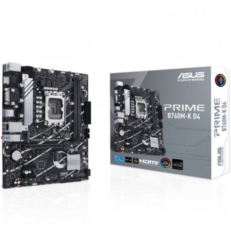 ASUS PRIME B760M-K D4: (1700) 2DDR4 USB VGA HDMI mATX