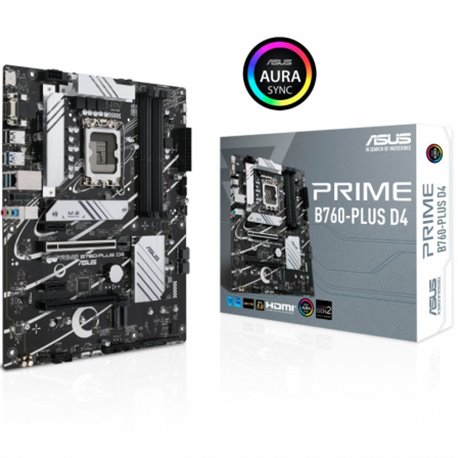 ASUS PRIME B760-PLUS D4: (1700) 4DDR4 DP VGA HDMI ATX