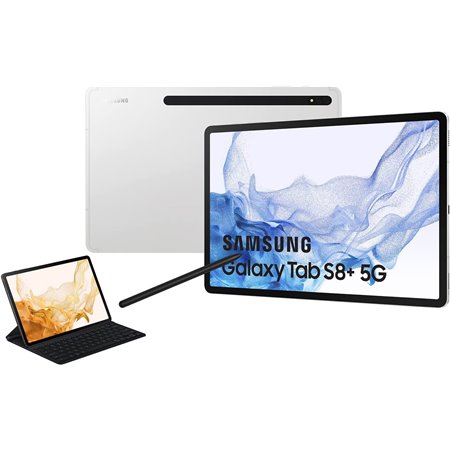 Tablet Samsung Tab S8+ 12.4" 8Gb 128Gb Plata (SM-X800N)