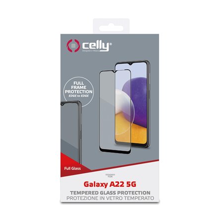 Protector Pantalla CELLY Samsung A22 5G(FULLGLASS968BK)