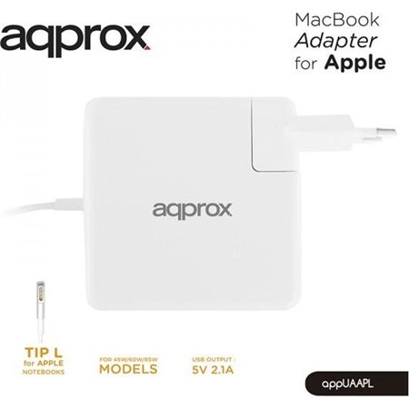 Cargador APPROX Apple 45W/60W/85W Tipo L (APPUAAPL)