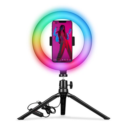 Aro de Luz CELLY RGB 20cm USB (CLICKRINGRGBBK)