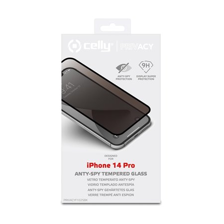 Protector Privacidad CELLY iPhone 14 Pro PRIVACYF1025BK