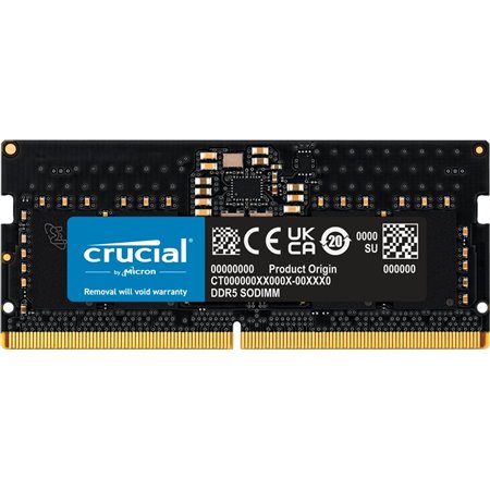 Módulo CRUCIAL DDR5 8Gb 4800MHz Sodimm (CT8G48C40S5)