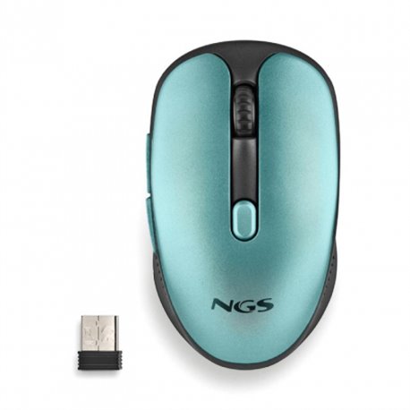 Raton NGS Wireless recargable Azul (EVORUSTICE)