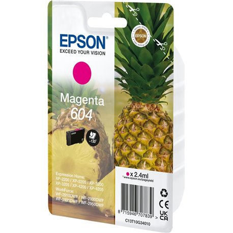 Tinta EPSON Nº 604 Magenta (C13T10G34020)