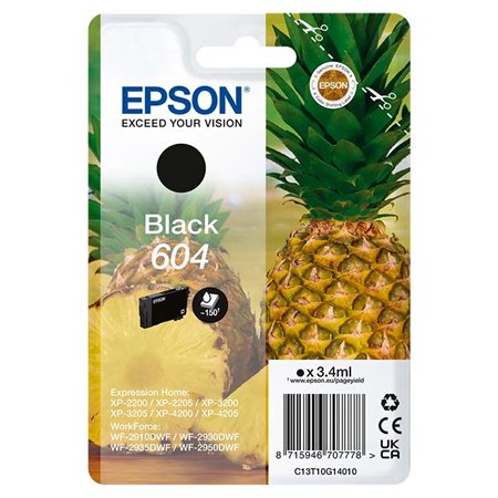 Tinta EPSON Nº 604 Negro (C13T10G14010)