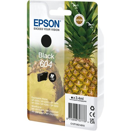 Tinta EPSON Nº 604 Negro (C13T10G14020)