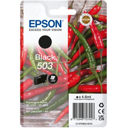 Tinta EPSON Nº 503 Negro (C13T09Q14020)