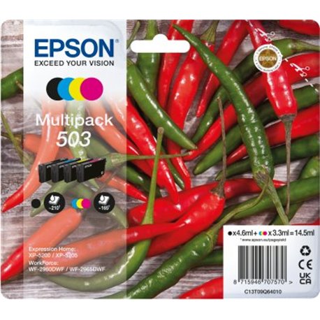 Multipack EPSON 4colores nº 503 (C13T09Q64020)