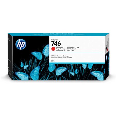 Tinta HP Rojo Cromático 300ml (P2V81A) N746