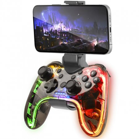 GamePad Mars Gaming USB Bluetooth 5.0 PS3 Negro (MGPBT)