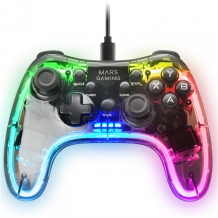 GamePad Mars Gaming USB-A/USB-C RGB (MGPC)