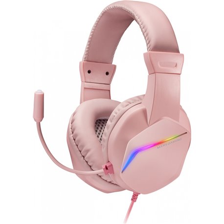 Auriculares Mars Gaming Micro Flexifle Rosa (MH122P)