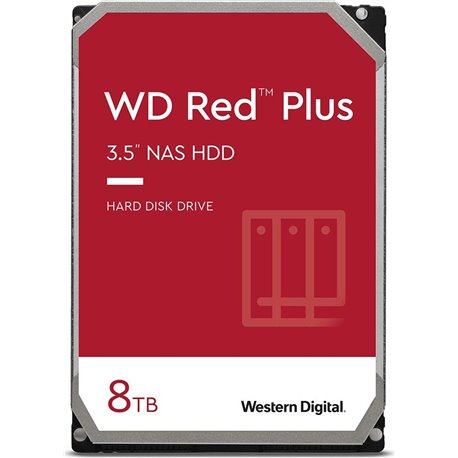 Disco WD Red Plus 3.5" 8Tb SATA3 128Mb (WD80EFZZ)