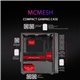 Semitorre Mars Gaming 3x120mm S/F mATX Negra (MCMESH)