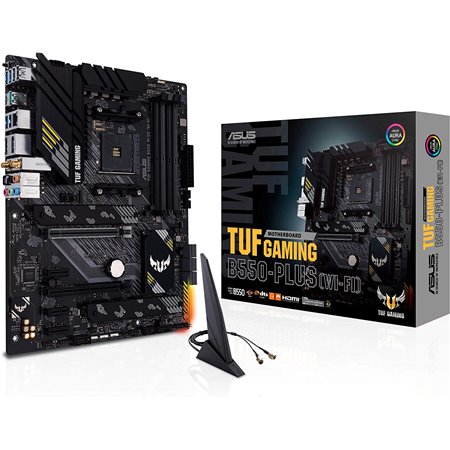 ASUS TUF GAMING B550-PLUS WIFI II: (AM4) 4DDR4 HDMI ATX