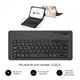 Funda+Teclado SUBBLIM BT 9"-11" Blanco (SUBKT5-BTTW10)