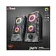 Altavoces TRUST GTX 606 Javv 2.0 USB RGB Gris (23379)