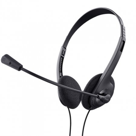 Auriculares+Micro TRUST Headset Negro (24659)