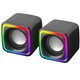 Altavoces Mars Gaming DSP 8W 2.0 RGB Negros (MSCUBE)