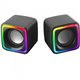 Altavoces Mars Gaming DSP 8W 2.0 RGB Negros (MSCUBE)
