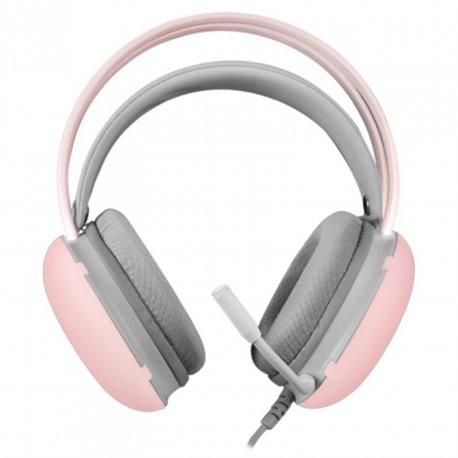 Auriculares+micro MARS GAMING Usb Rosa (MHGLOWP)