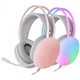 Auriculares+micro MARS GAMING Usb Rosa (MHGLOWP)