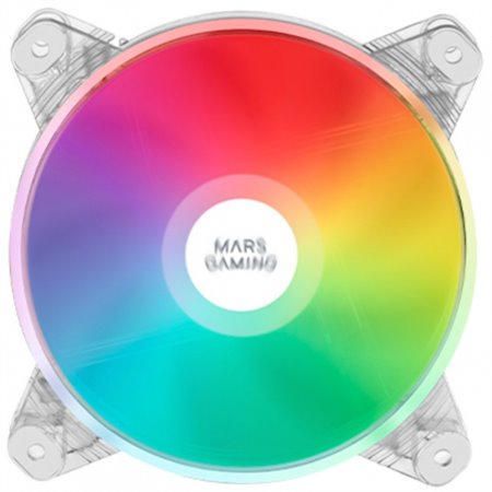Ventilador Mars Gaming 120mm RGB Transparente (MFD)