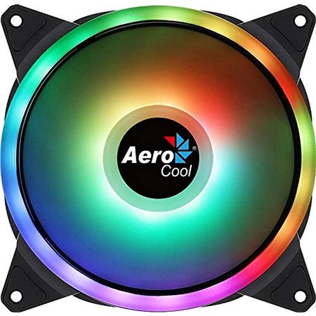 Ventilador AEROCOOL Duo 140mm ARGB LED Negro (DUO14)