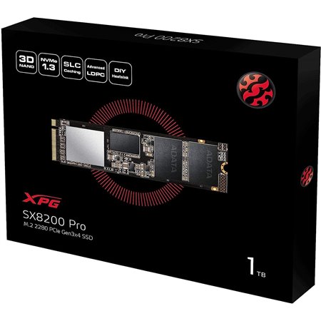 SSD ADATA XPG SX8200 PRO 1Tb M.2 (ASX8200PNP-1TT-C)