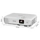 Proyector EPSON EB-W06 WXGA 3700L Blanco (V11H973040)
