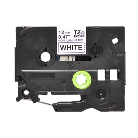 Cinta Rotuladora BROTHER 12mm Blanco/negro (TZe-N231)       