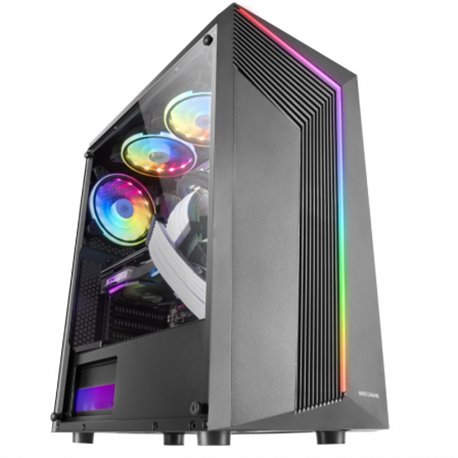 Semitorre Mars Gaming ARGB Sin/F ATX Negro (MCX7)