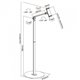 Soporte Suelo AISENS para Tablet Negro (MSF2P-167)