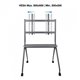 Soporte Suelo TOOQ Con ruedas 50-86" Gris (FS20205M-B)