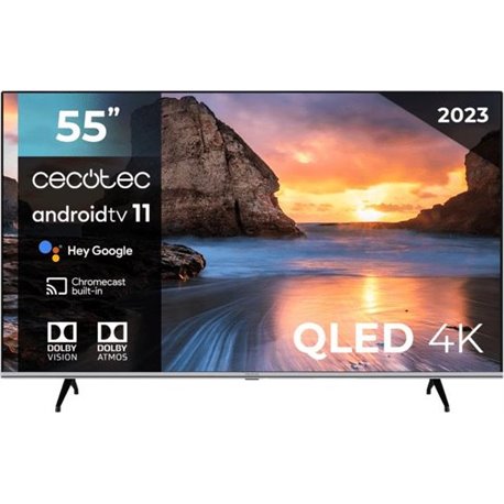 TV CECOTEC V1 VQU10055 55" QLED 4K UHD Smart TV (02566)