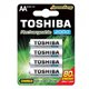 Pack 4 Pilas Toshiba AA Recargables (TNH-6GME BP-4C)