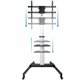 Soporte Pie TOOQ con ruedas 37-86" 50Kg (FS1886M-B)