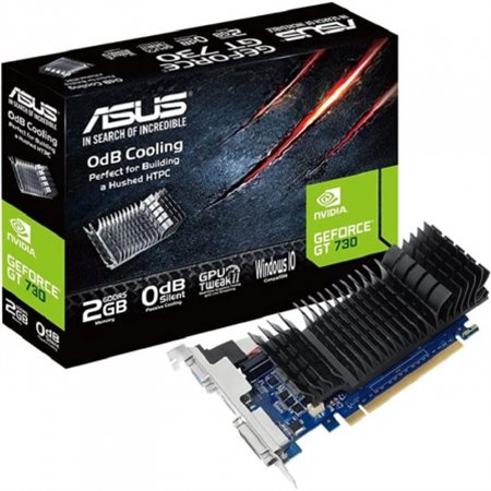 ASUS Nvidia GeForce GT730 2Gb GDDR5 (GT730-SL-2GD5-BRK)
