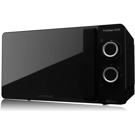 Microondas CECOTEC ProClean 3030 700W 20L Negro (1524)
