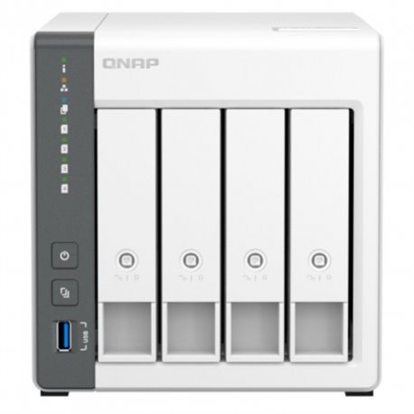 Servidor NAS QNAP ARM A55 4 Bahías 4Gb (TS-433-4G)