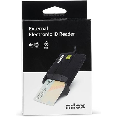 Lector de Tarjetas NILOX DNIe USB 2.0 Negro (NXLD001)