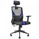 Silla Mars Gaming Ergonómica Negra/Azul (MGCERGOBBL)