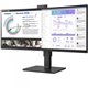 Monitor LG 34" Ultrawide QHD Webcam Curvo (34BQ77QC-B)