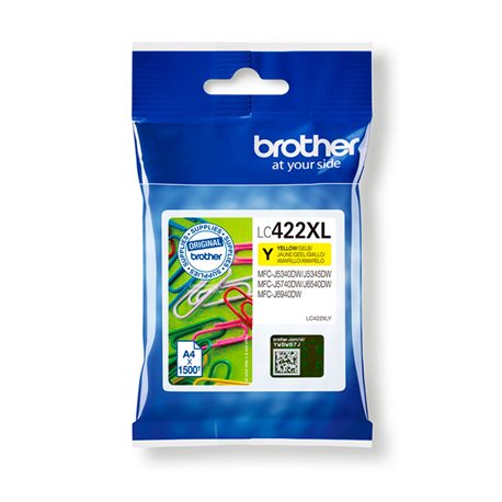 Tinta BROTHER Amarillo XL (LC422XLY)