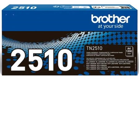 Toner BROTHER Negro 1200 páginas (TN2510)