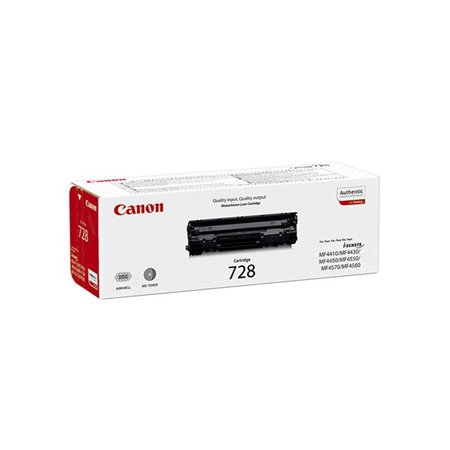 Toner Canon Laser 728 Negro 2100 páginas (3500B002)