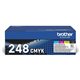 Toner BROTHER Pack Negro/Tricolor 1000 pág (TN248VAL)